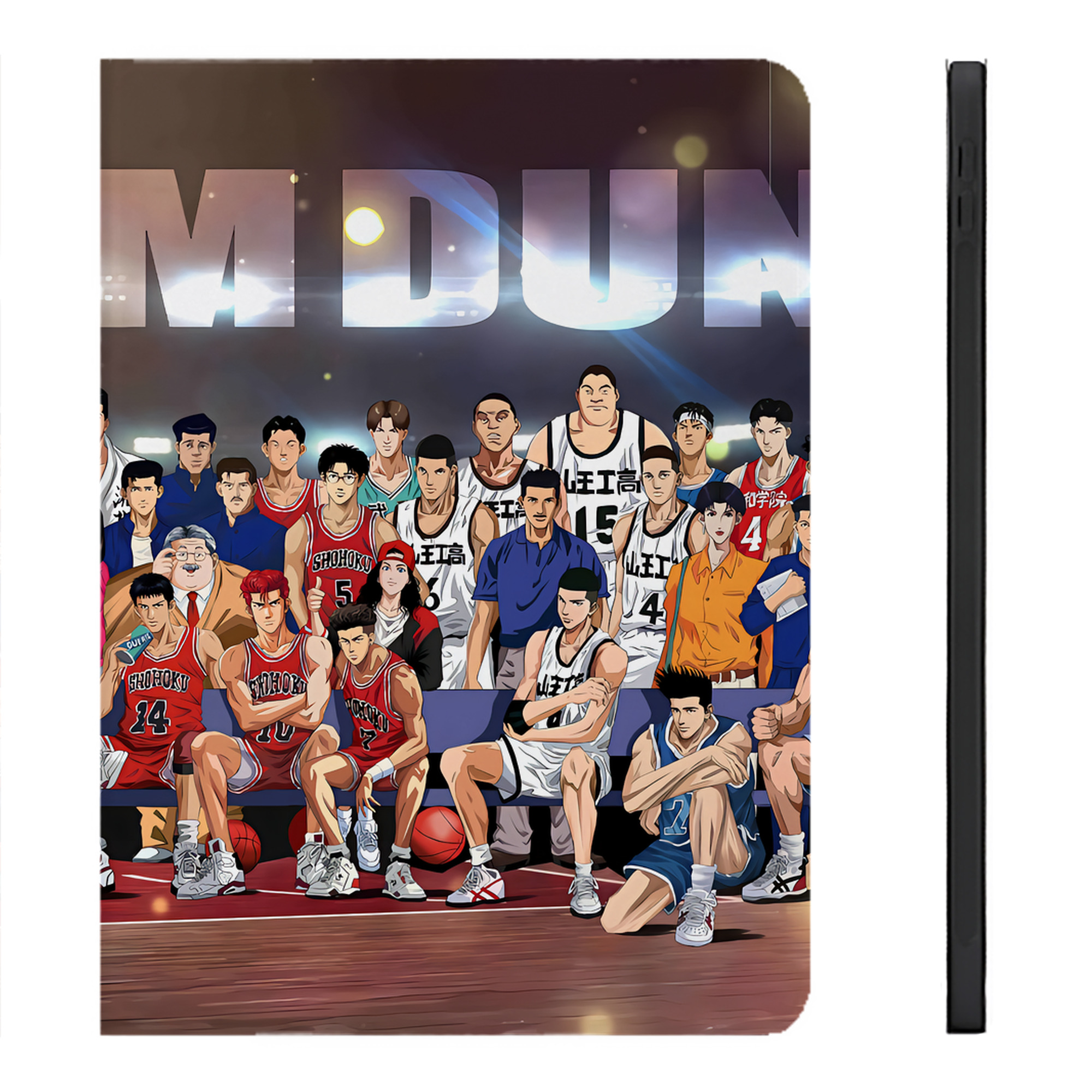 （画像用） SLAM DUNK／スラムダンク IPadケース ペンホルダー付き ブックスタイルデザイン